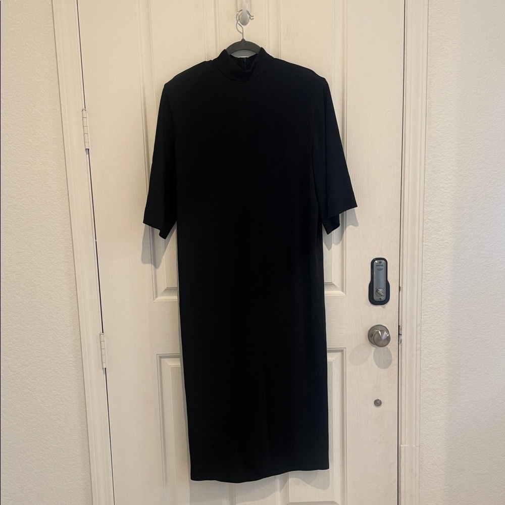 ANINE BING  Paulina Viscose-Crepe Midi Dress - Picture 2 of 6